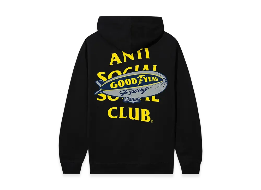 ANTI SOCIAL SOCIAL CLUB x GOODYEAR High Performance Hoodie "Black"