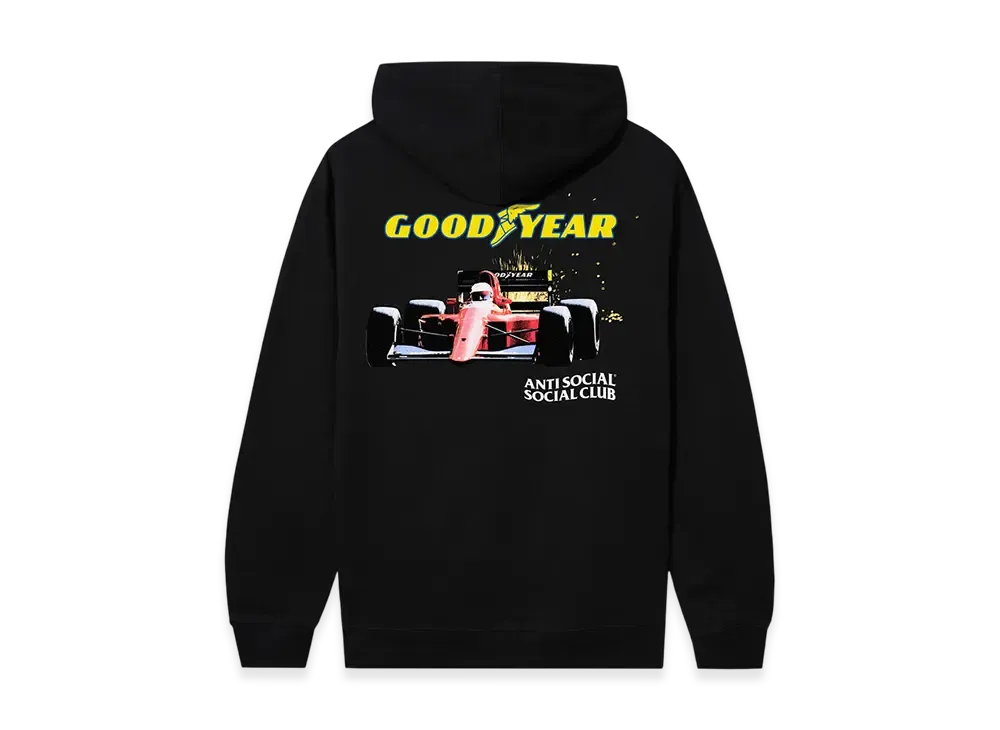 ANTI SOCIAL SOCIAL CLUB x GOODYEAR Sparks Hoodie "Black"