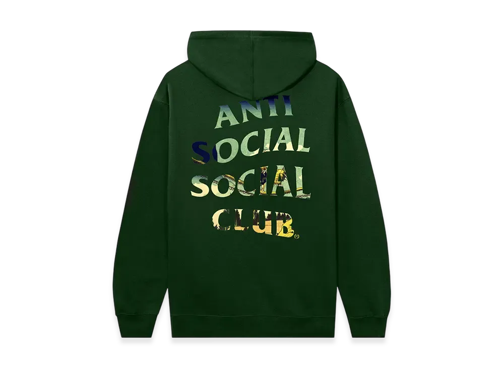 ANTI SOCIAL SOCIAL CLUB Suspension Bridge Hoodie "Dark Green"