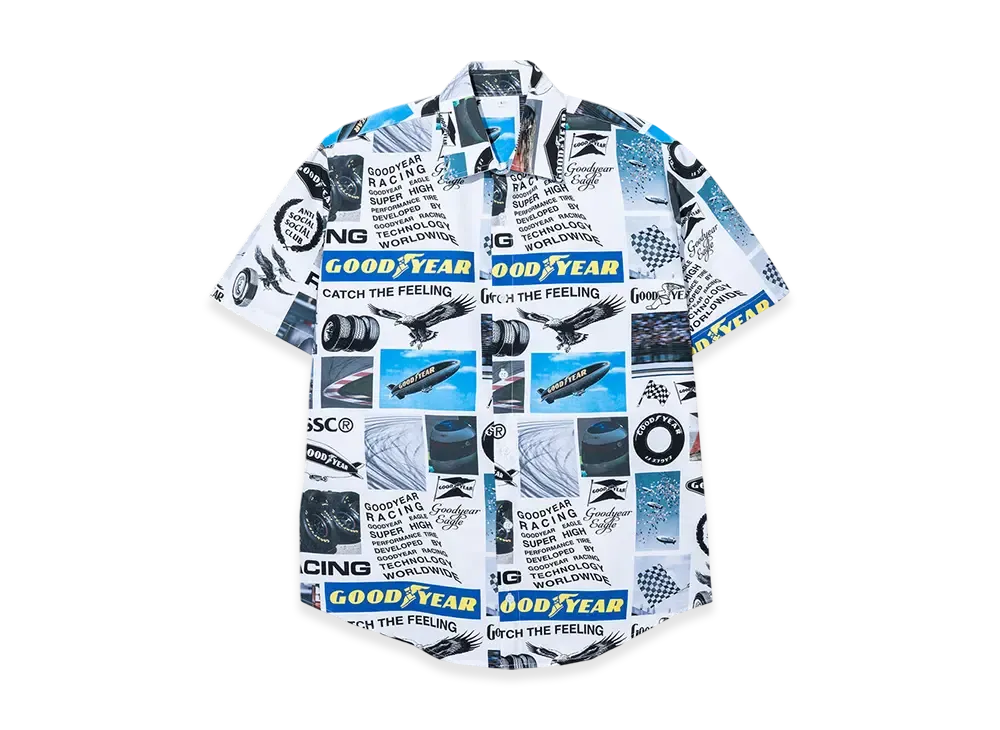 ANTI SOCIAL SOCIAL CLUB x GOODYEAR Eagle Button Up "White"