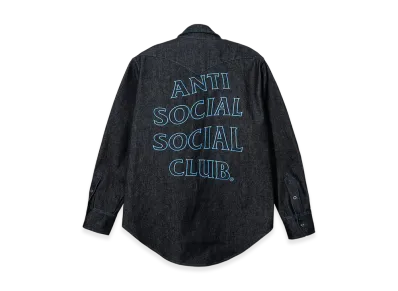 ANTI SOCIAL SOCIAL CLUB Denim Button Up "Black"