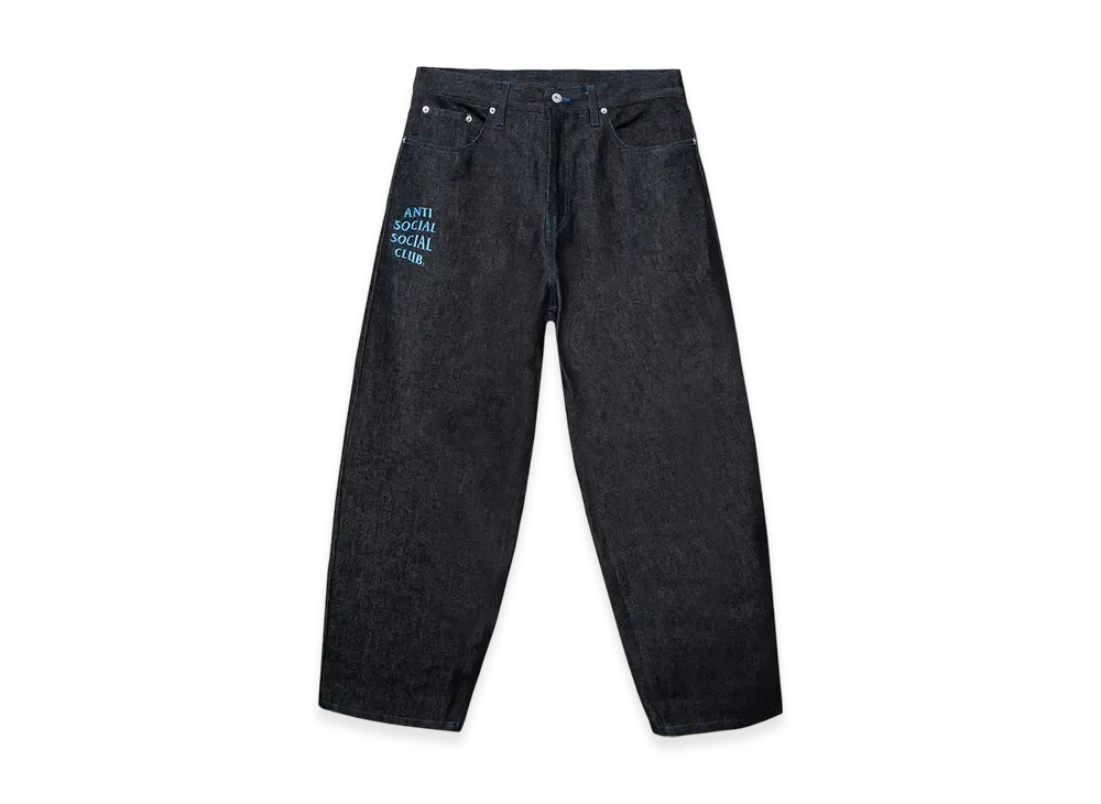 ANTI SOCIAL SOCIAL CLUB Baggy Denim Jeans "Black"