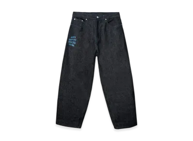 ANTI SOCIAL SOCIAL CLUB Baggy Denim Jeans "Black"