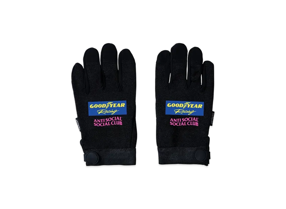 ANTI SOCIAL SOCIAL CLUB x GOODYEAR Racing Gloves "Black"