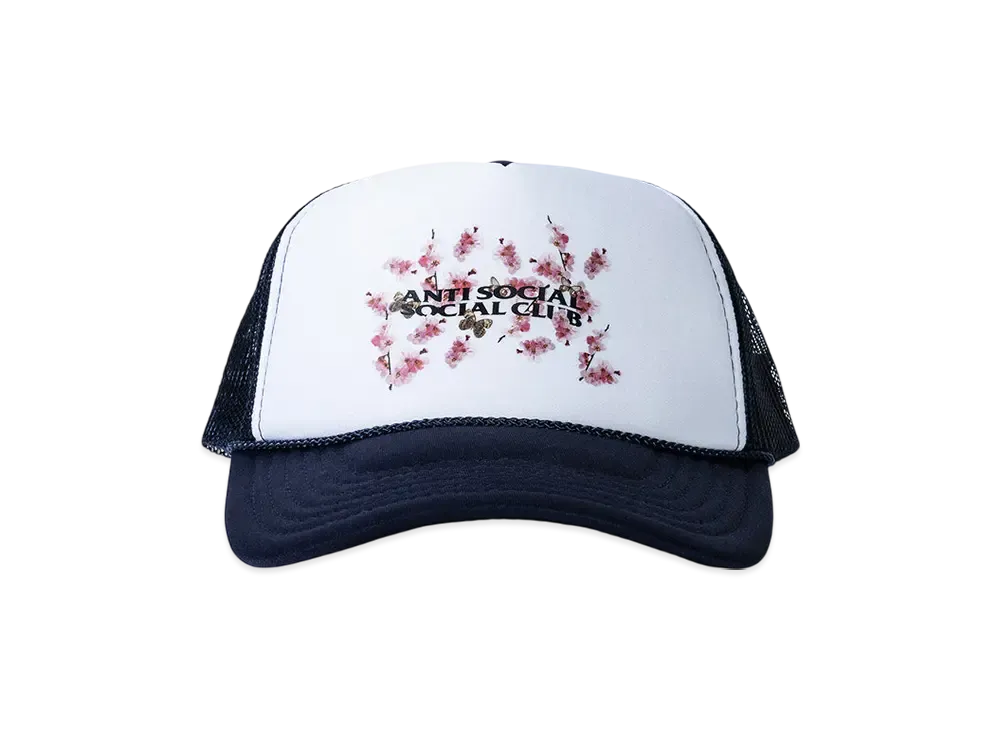 ANTI SOCIAL SOCIAL CLUB Kkotch Trucker Hat "White/Navy"