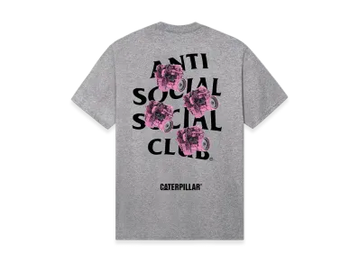 ANTI SOCIAL SOCIAL CLUB x Caterpillar Diesel Tee "Ath Heather"
