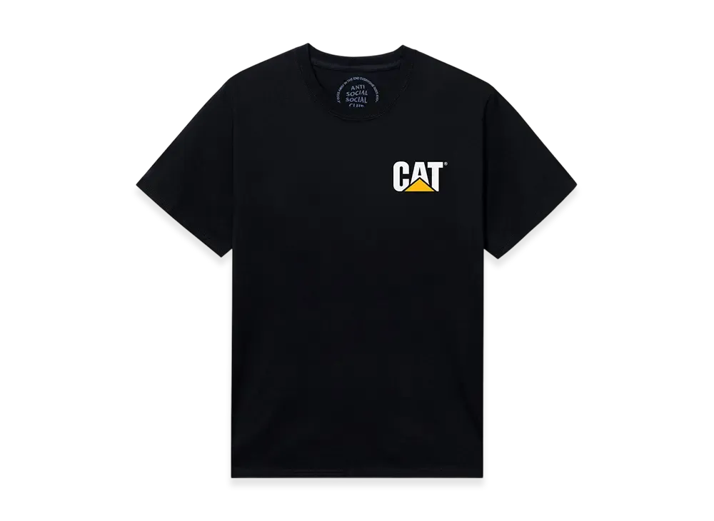 ANTI SOCIAL SOCIAL CLUB x Caterpillar Premium CAT Rock Tee "Black"