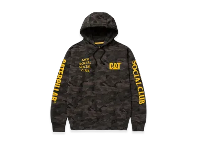 ANTI SOCIAL SOCIAL CLUB x Caterpillar Premium CAT Trenching Hoodie "Night Camo"