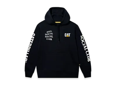 ANTI SOCIAL SOCIAL CLUB x Caterpillar Premium CAT Trenching Hoodie "Black"