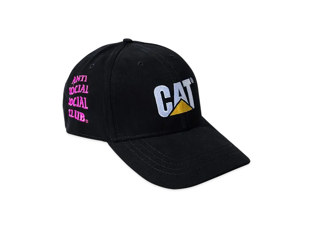 ANTI SOCIAL SOCIAL CLUB x Caterpillar Premium CAT Dipper Cap "Black"
