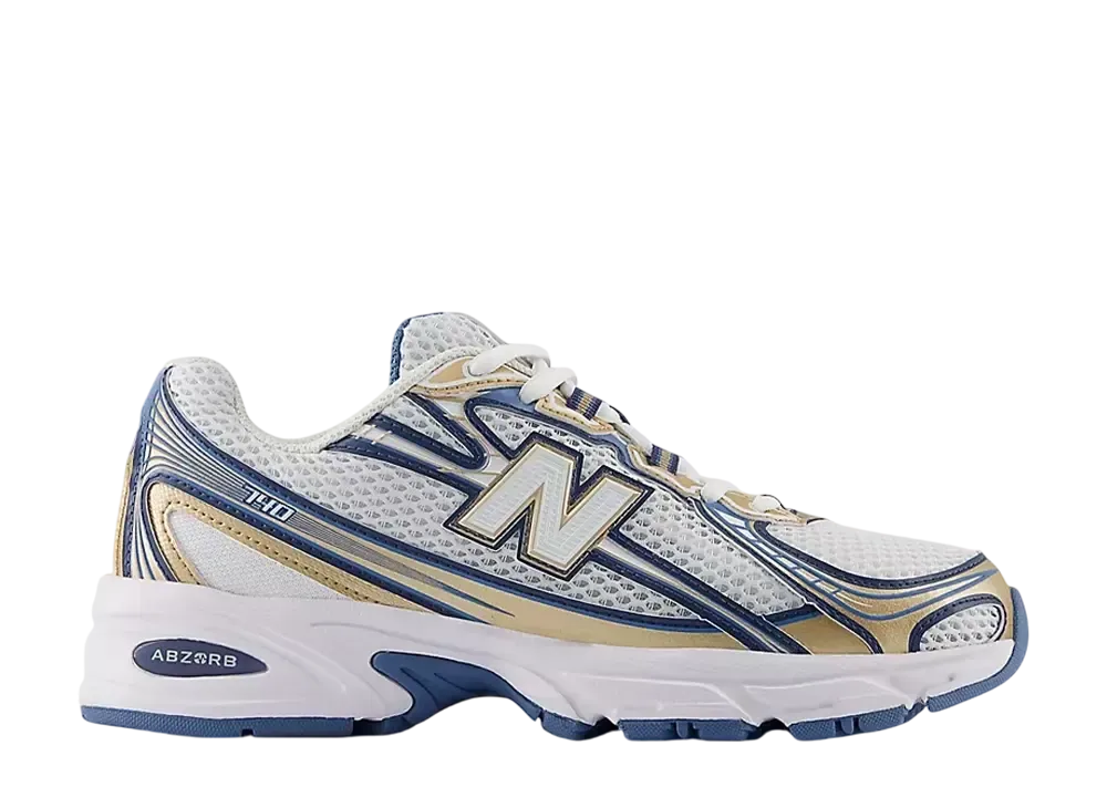 New Balance 740 "Heron Blue/Vintage Indigo/Gold Metallic"
