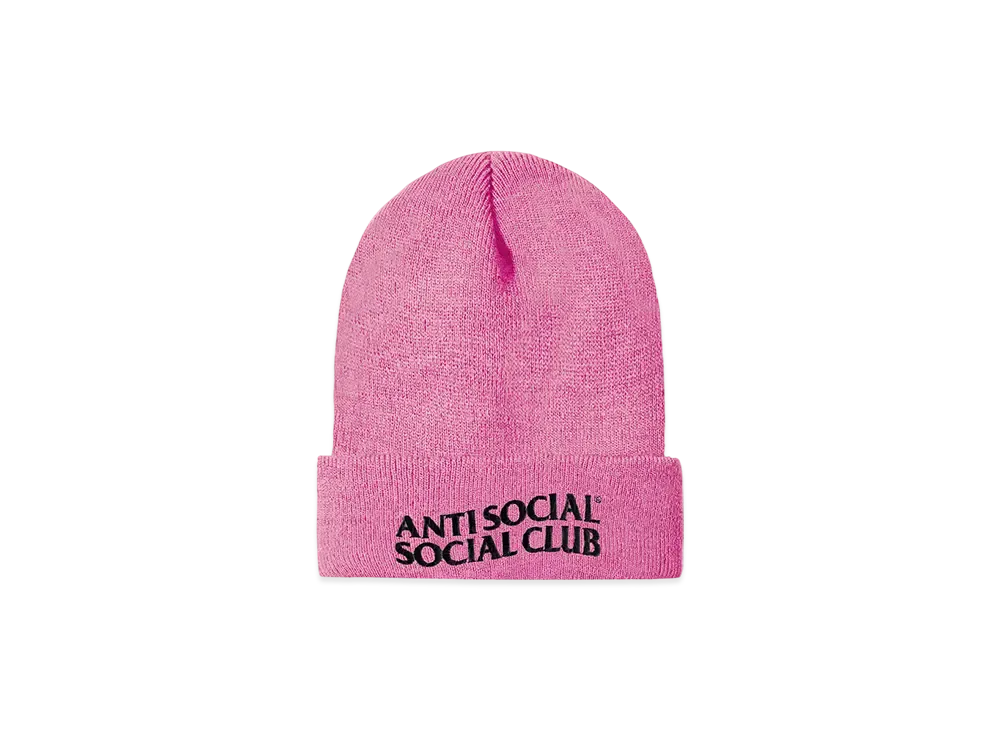 ANTI SOCIAL SOCIAL CLUB x Caterpillar Premium CAT Machinery Beanie "Pink"