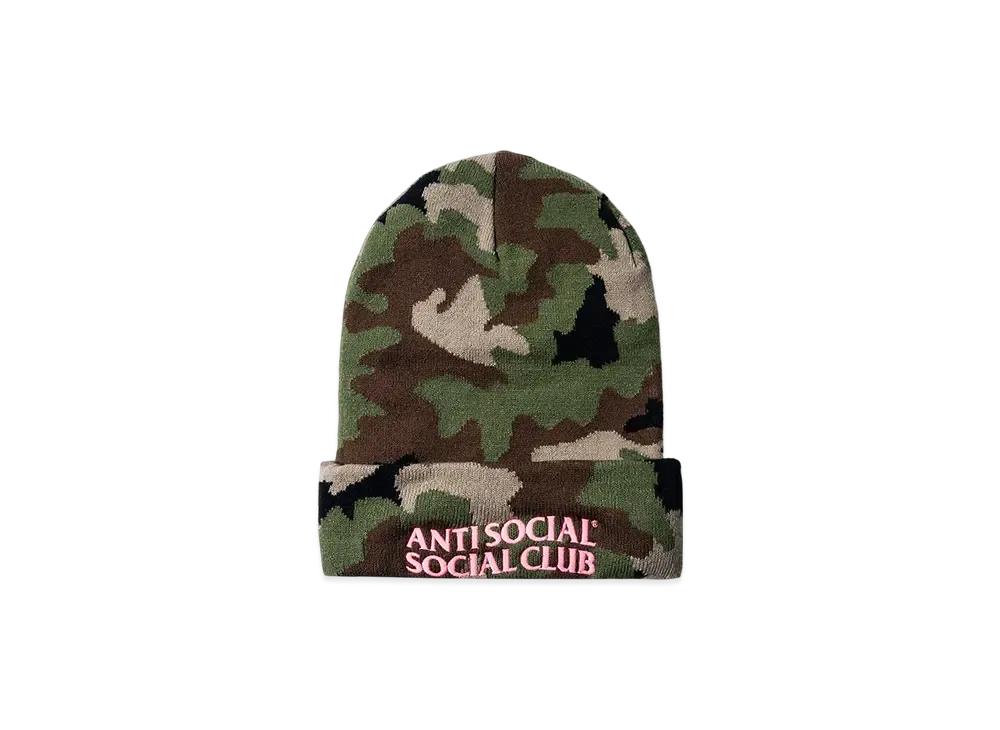 ANTI SOCIAL SOCIAL CLUB x Caterpillar Premium CAT Machinery Beanie "Camo"