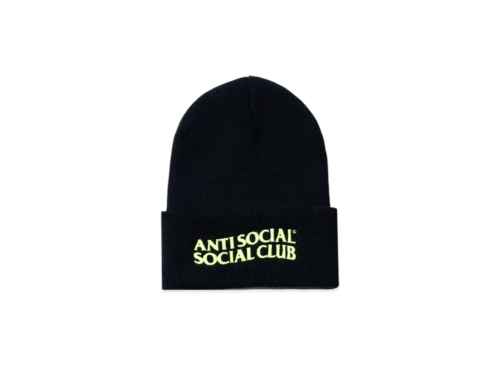 ANTI SOCIAL SOCIAL CLUB x Caterpillar Premium CAT Machinery Beanie "Black"
