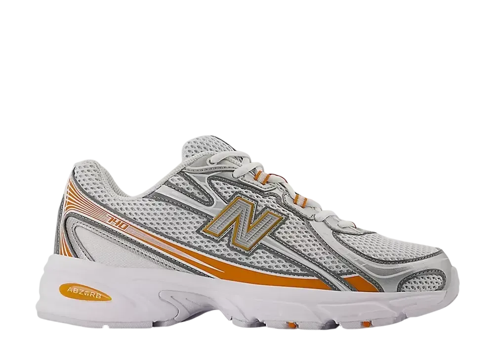 ニューバランス 740 "ホワイト/クラシックオレンジ/シルバーメタリック"