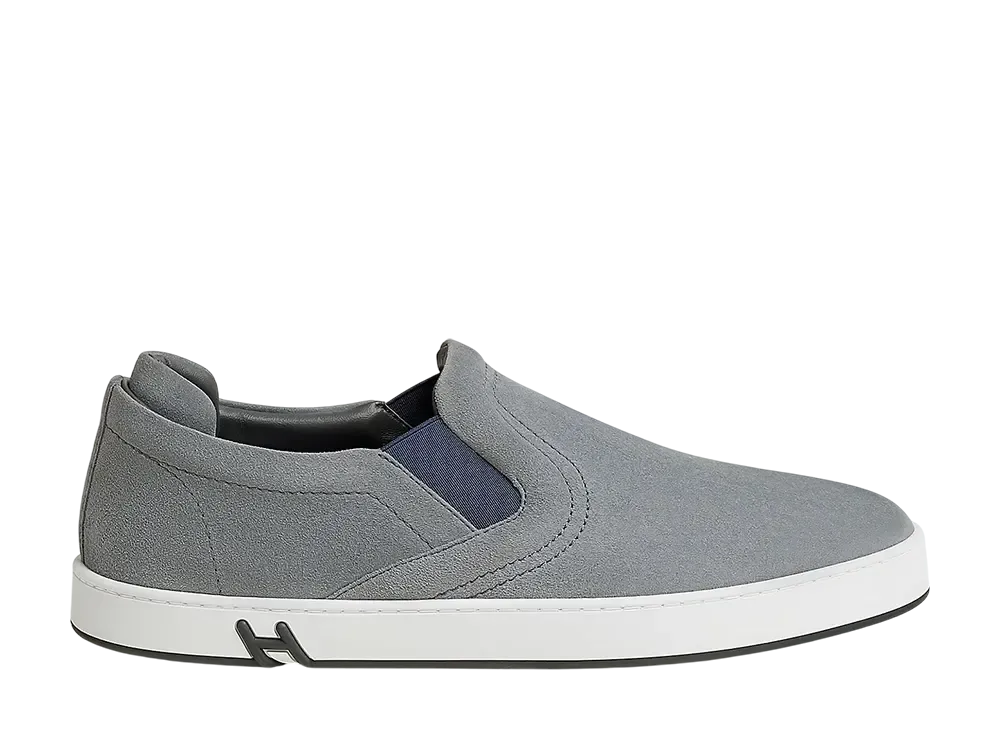 Hermes Lucky Slip-On Sneaker "Gris Orage"