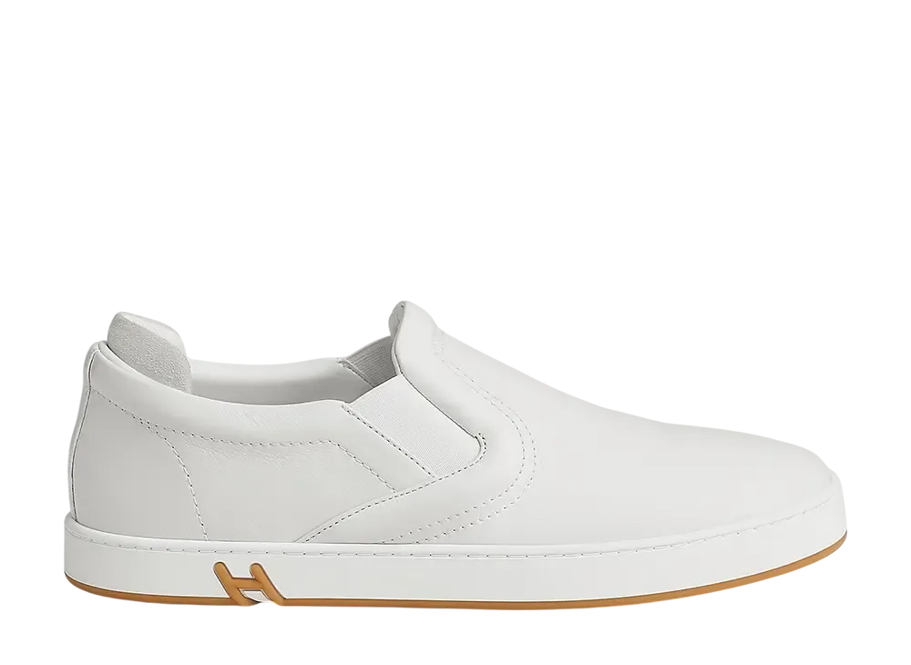 Hermes Lucky Slip-On Sneaker "Blanc"