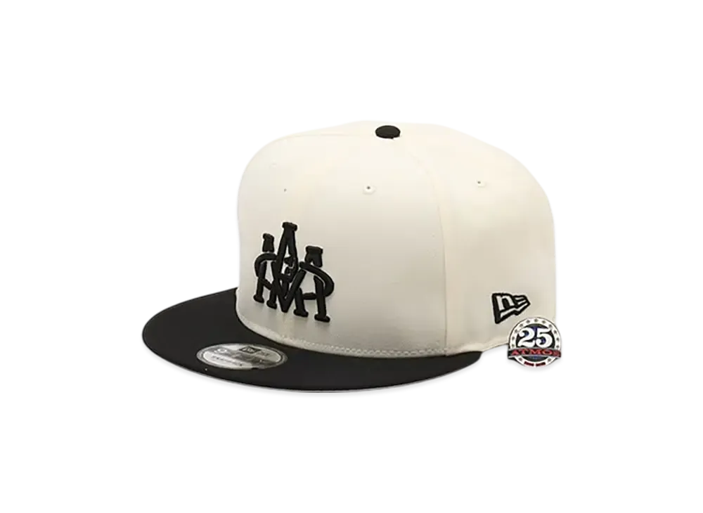 NEW ERA x atmos 9Fifty Snap Back "White/Black"