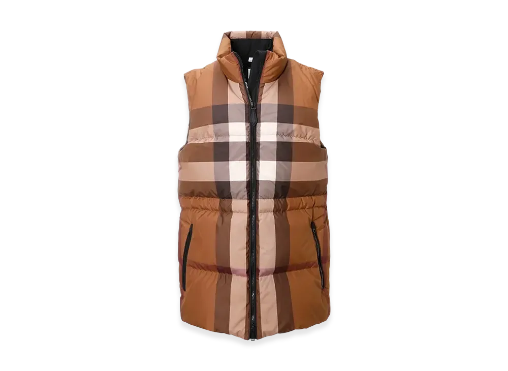 Burberry Down Vest "Dark Birch Brown"