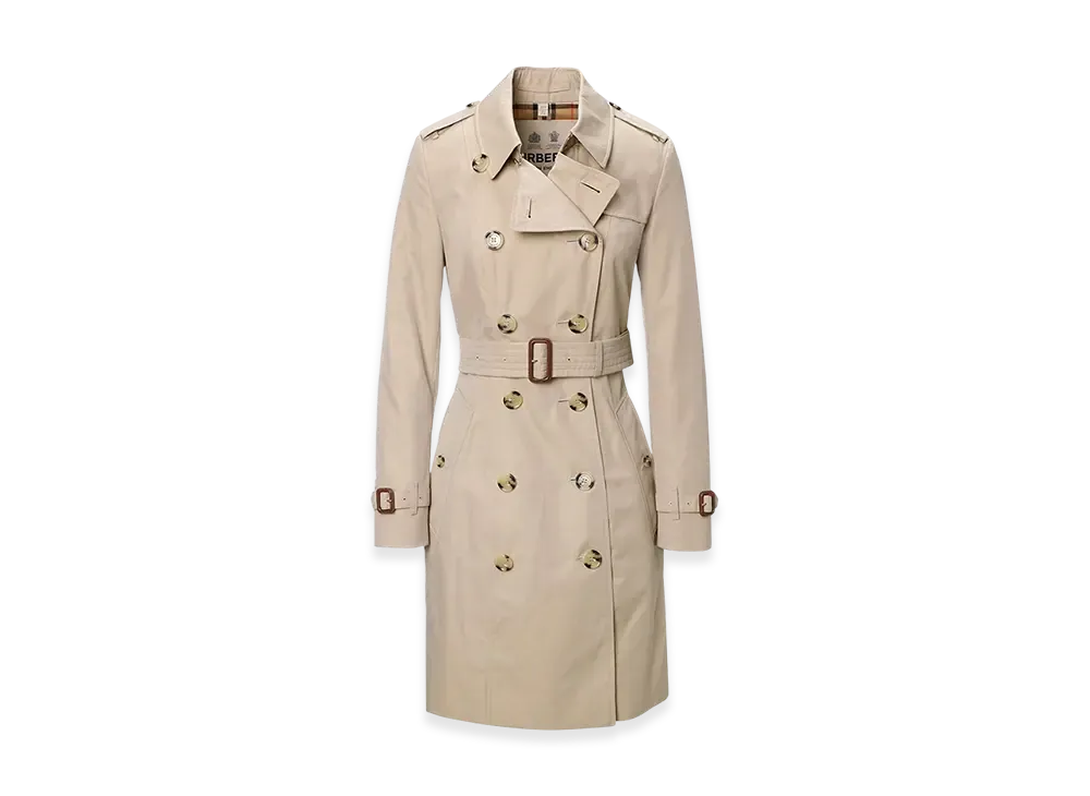 Burberry The Mid-Length Chelsea Heritage Trench Coat "Honey"