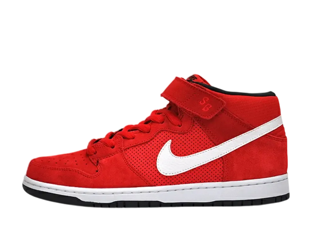 ナイキ SB ダンク ミッド "ハイパーレッド/ホワイト"