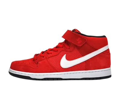 Nike SB Dunk Mid "Hyper Red/White"