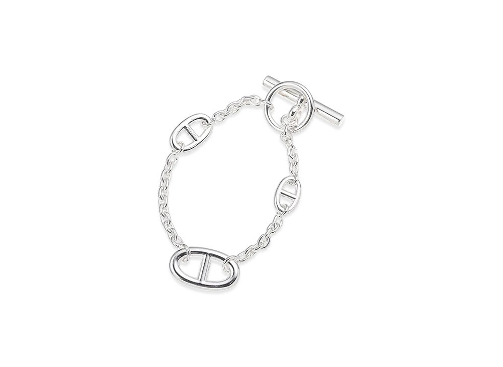 Hermes Farandole Bracelet (LG Size)"Silver"