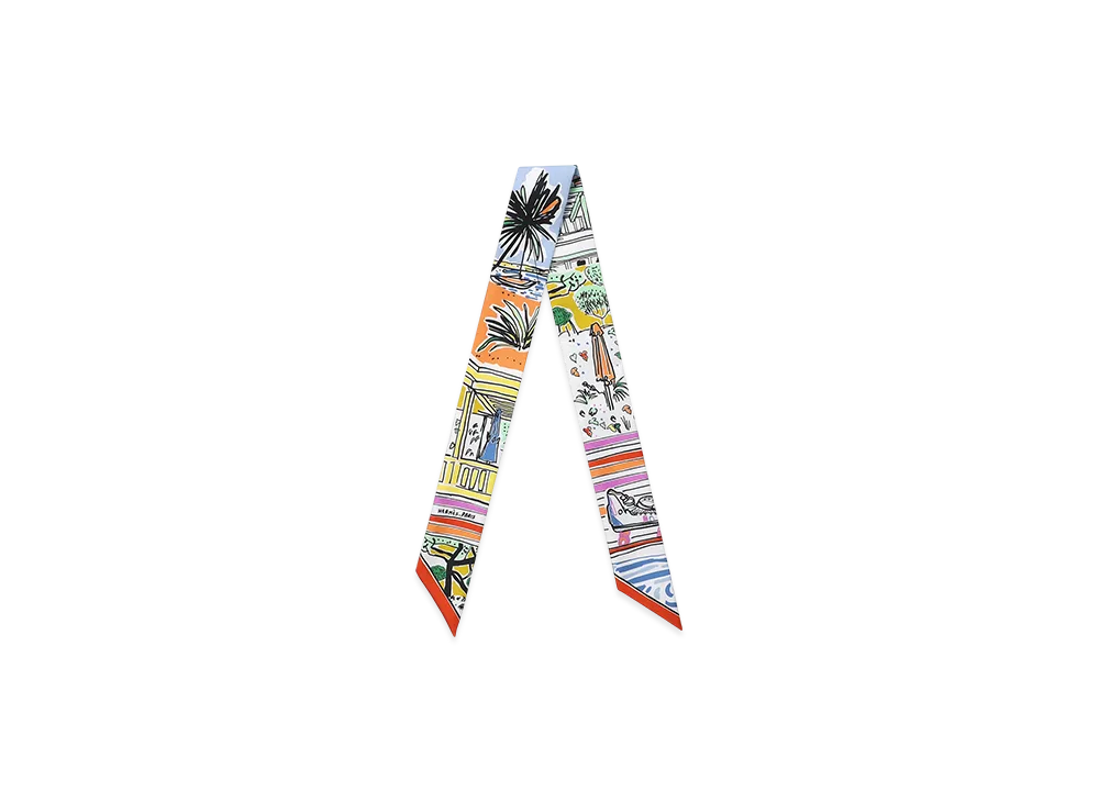 Hermes Rayures D'Ete Twilly "Bleu/Orange"