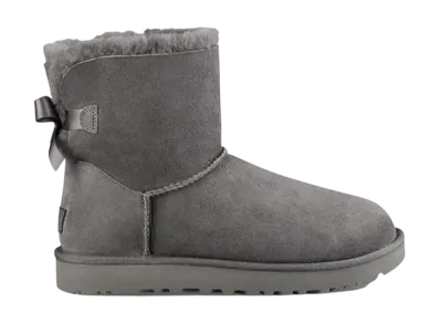 UGG Women's Mini Bailey Bow 2 "Grey"