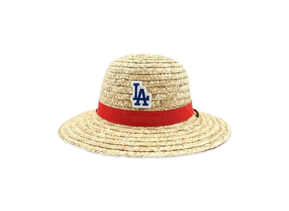 MLB Los Angeles Dodgers x One Piece Straw Hat "Straw "