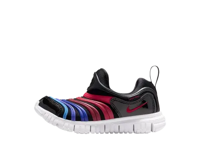 Nike PS Dynamo Free "Black/University Blue/Rush Pink/Team Red"