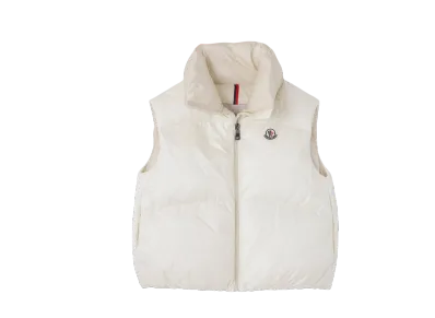MONCLER Kids Blavet Down Vest "White"