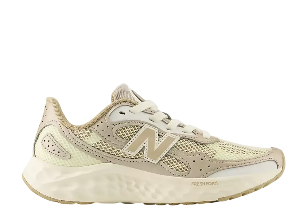 New Balance Women's Fresh Foam Arishi V4 Tiralux "Incense/Angora/Light Gold Metallic"