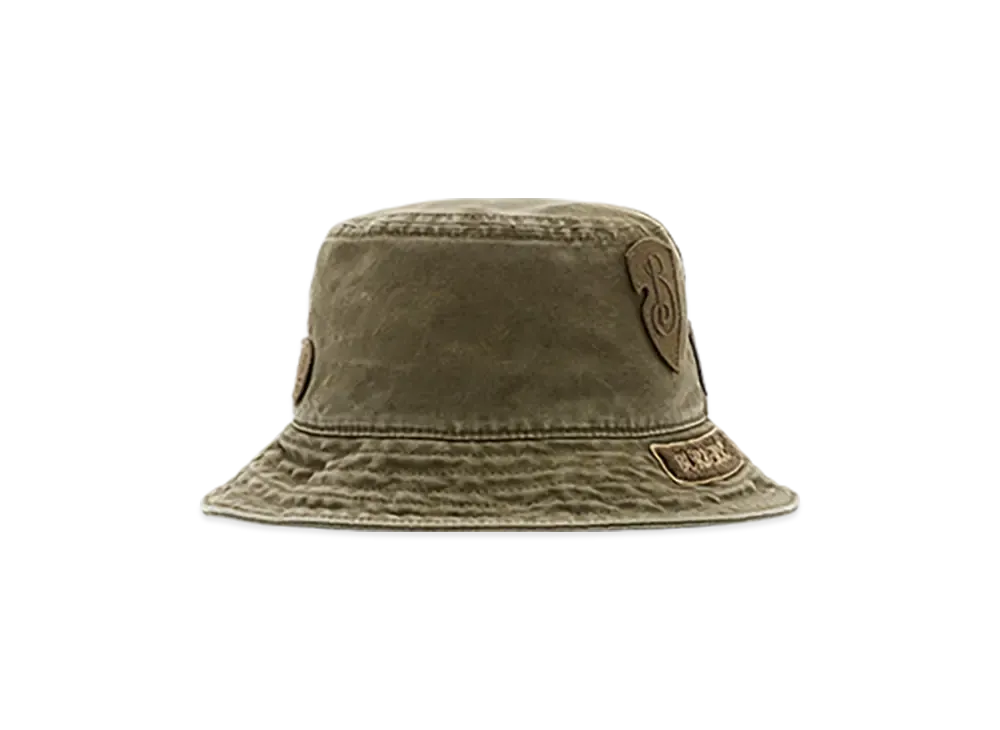 Burberry Badge Cotton Bucket Hat "Khaki"
