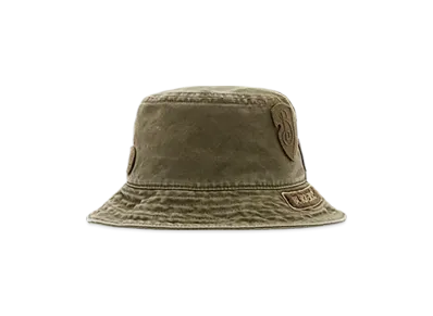 Burberry Badge Cotton Bucket Hat "Khaki"