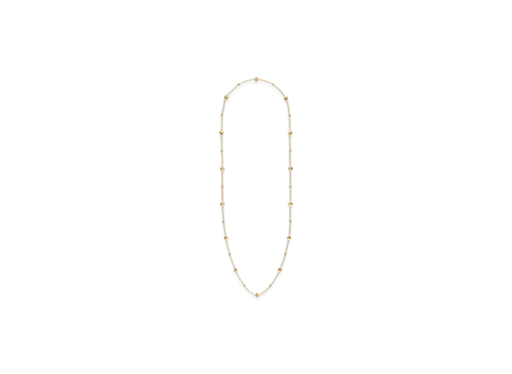 Burberry Hollow Medallion Necklace "Gold"