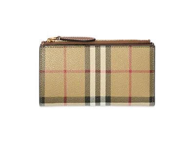 Burberry Medium Check Bifold Wallet "Archive Beige/Briar Brown"