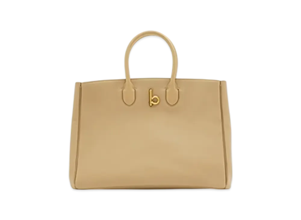 Burberry Medium Rocking Horse Tote "Sand"