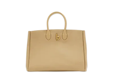 Burberry Medium Rocking Horse Tote "Sand"