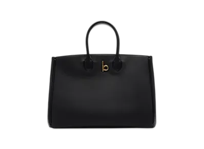 Burberry Medium Rocking Horse Tote "Black"