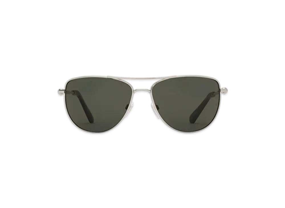 Burberry Metal Logo Square Sunglasses "Silver"