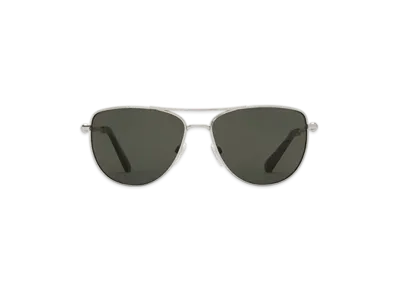 Burberry Metal Logo Square Sunglasses "Silver"