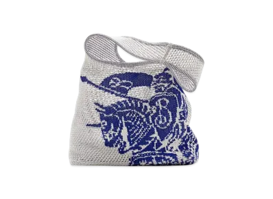 Burberry Large EKD Crochet Bag "White"