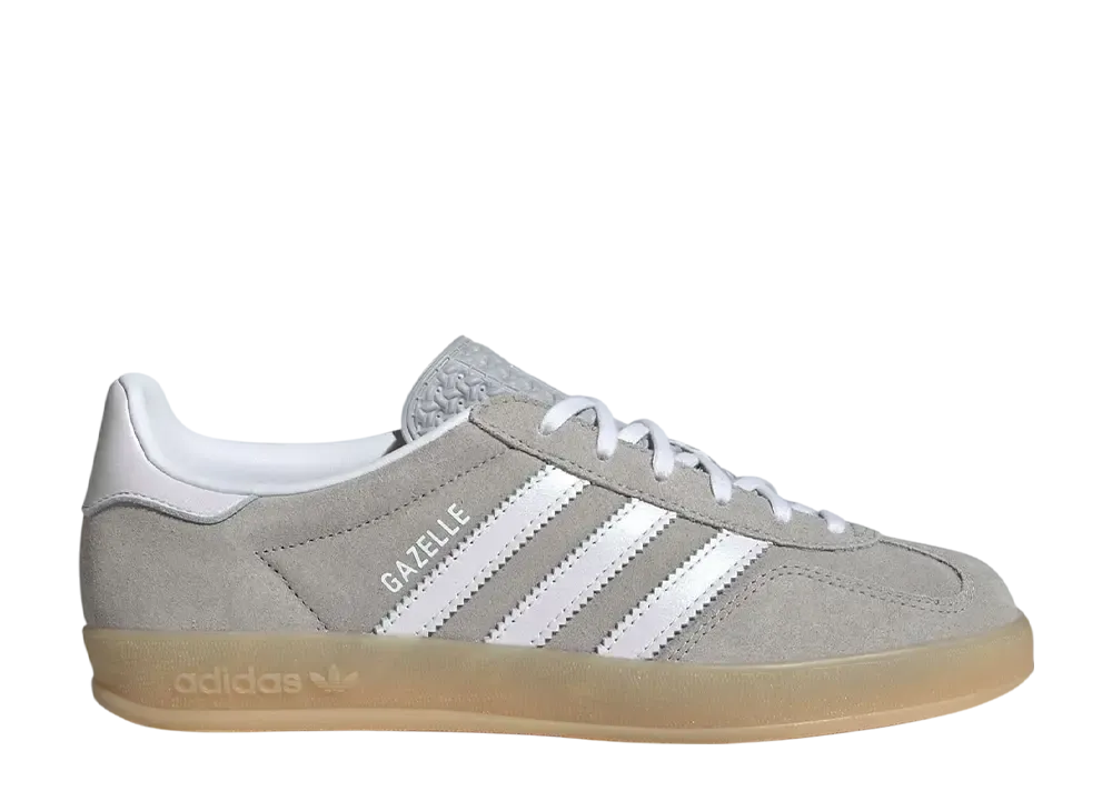 アディダスオリジナルス ウィメンズ ガゼル インドア "グレーツー/クラウドホワイト/ガム"