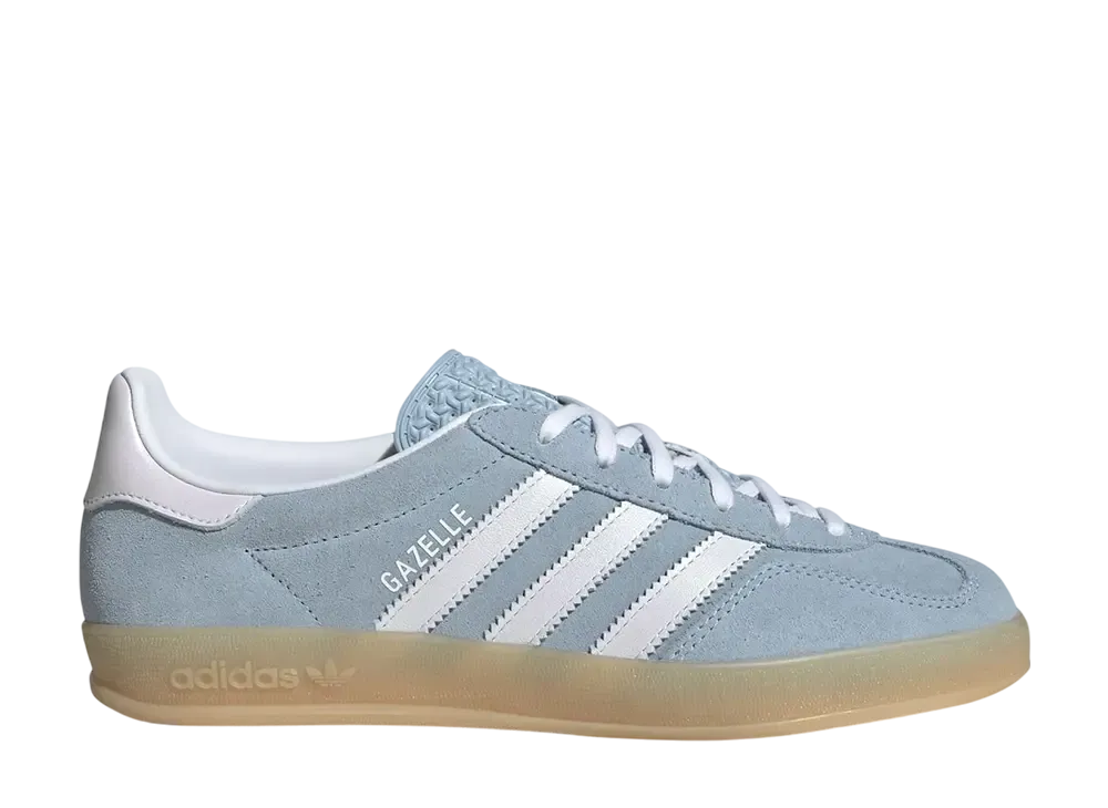 アディダスオリジナルス ウィメンズ ガゼル インドア "ワンダーブルー/クラウドホワイト/ガム"