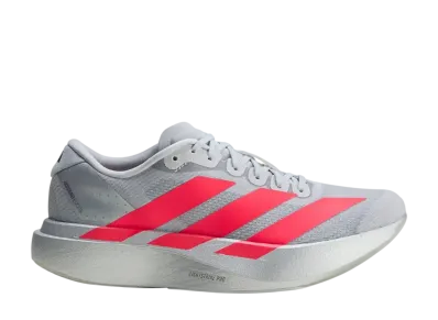 adidas Women's Adizero EVO SL "Silver Metallic/Lucid Red/Iron Metallic"