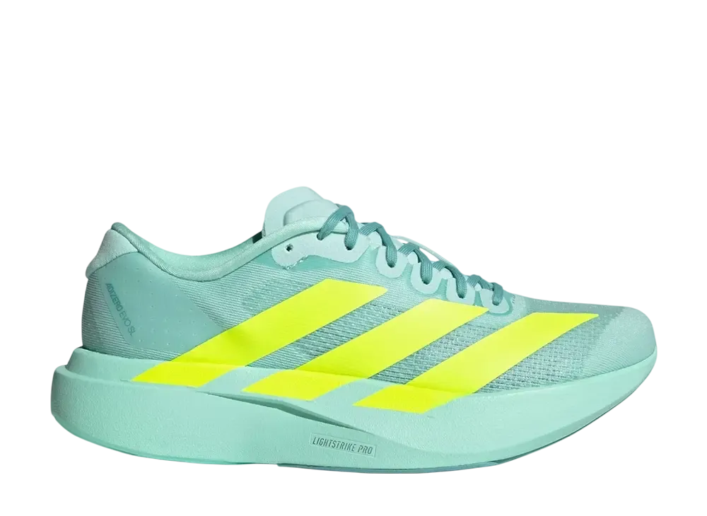 アディダス ウィメンズ アディゼロ エヴォ SL "セミフラッシュアクア/ルシッドレモン/ミントトーン"