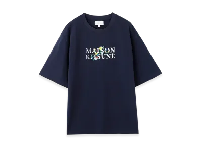 Maison Kitsune Flowers Oversized T-shirt "Navy"