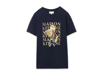 Maison Kitsune Fox Champion Regular Tee-Shirt "Navy"