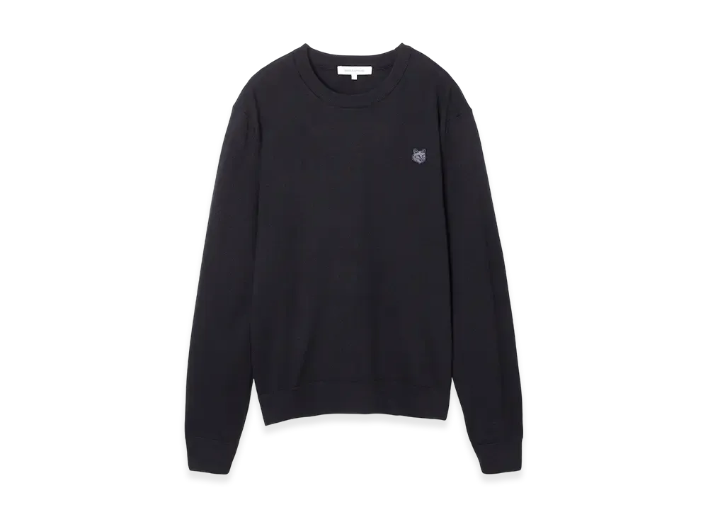 Maison Kitsune Bold Fox Head Patch Regular Jumper "Black"